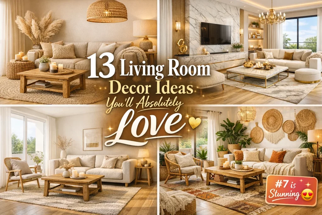 13 Living Room Decor Ideas You'll Absolutely Love
