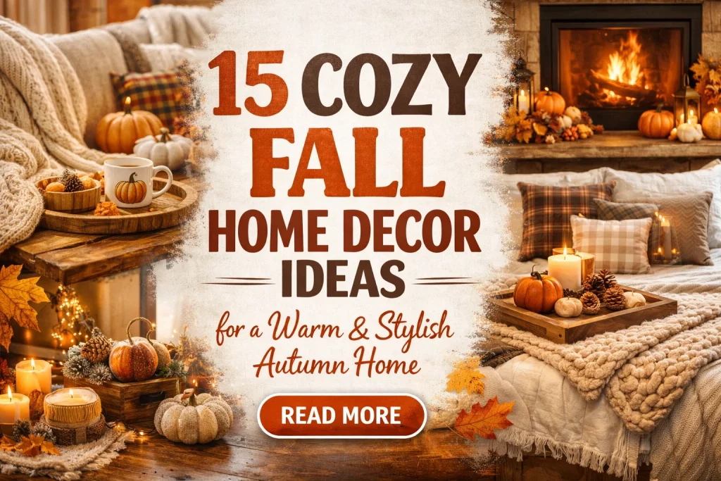 15 Cozy Fall Home Decor Ideas for a Warm and Stylish Autumn Home