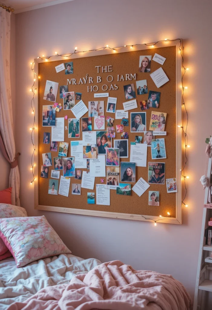 Corkboard Vision Board Wall