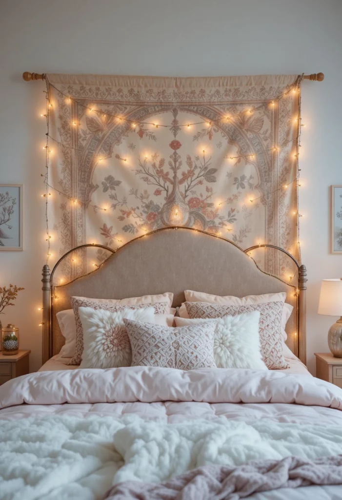 Fabric Tapestry Headboard