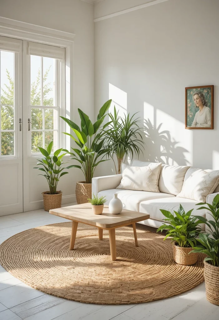 Layer a Light, Woven Summer Rug