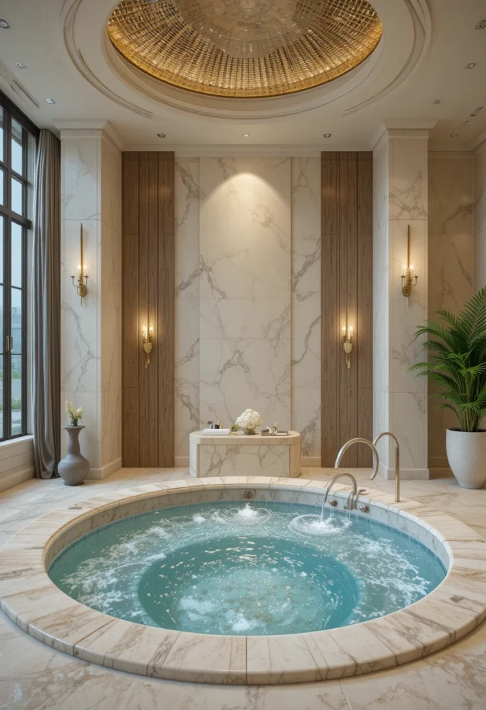 Luxury Hotel Style Jacuzzi Setup