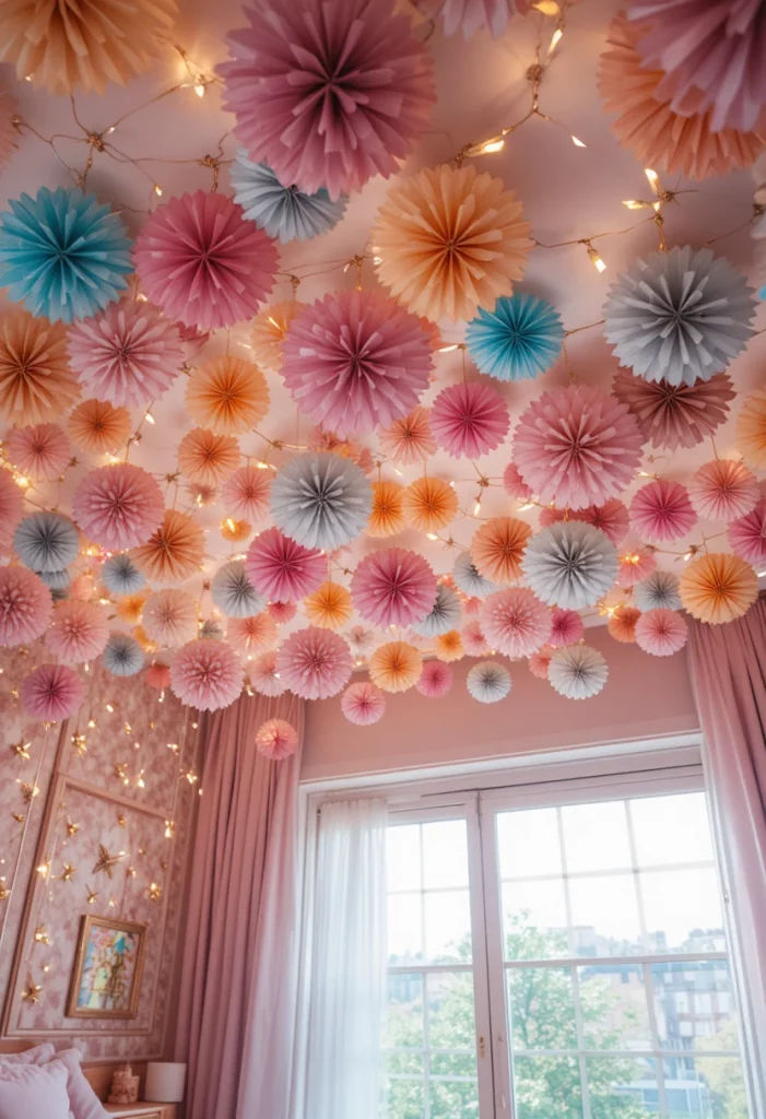Paper Star or Pom-Pom Garland