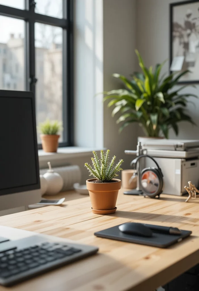 Small Indoor Plant to Your Desk