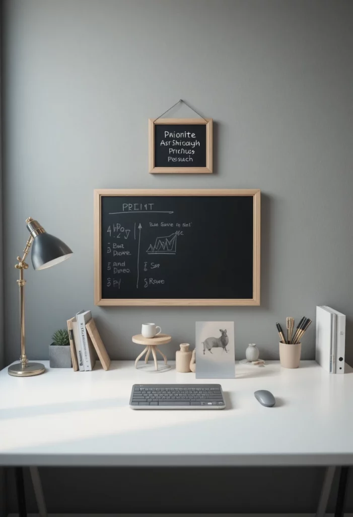 Small Whiteboard or Chalkboard on Your Wall