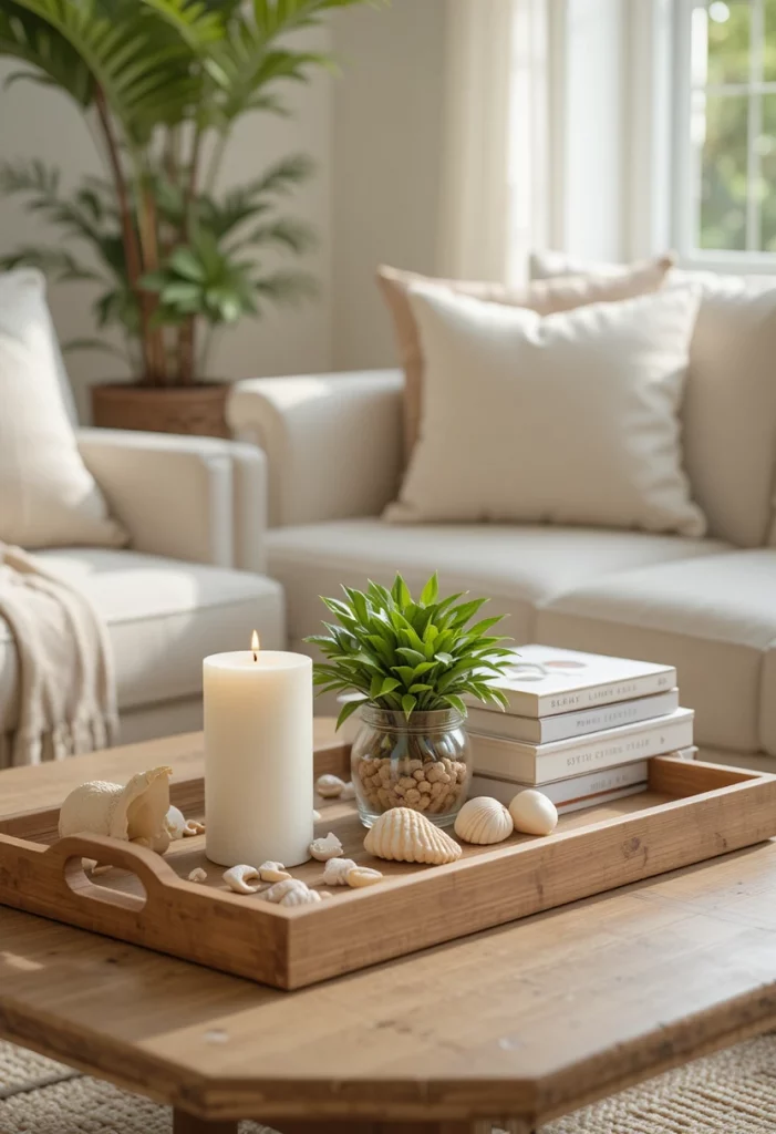Style Your Coffee Table with a Summer Vignette