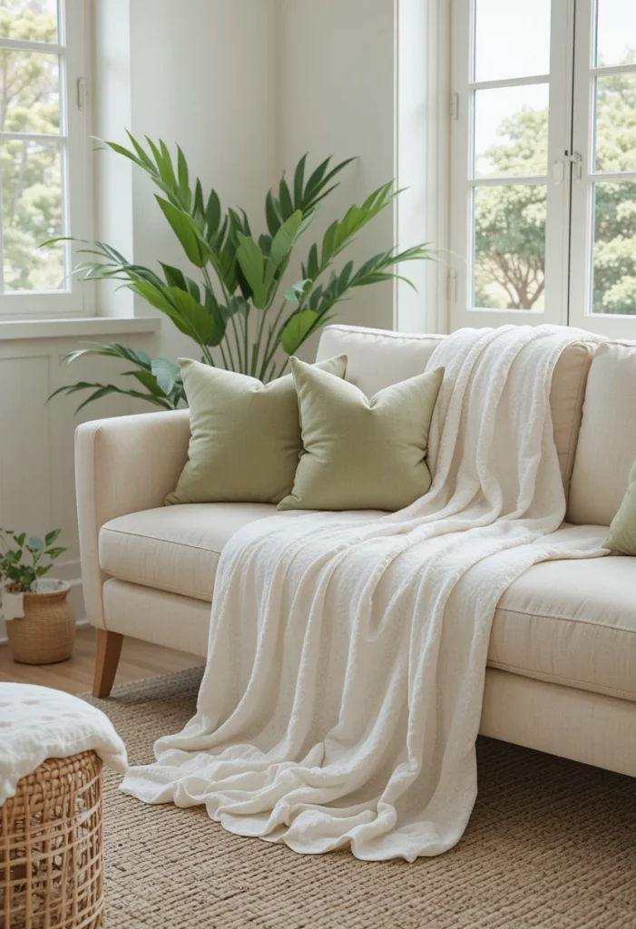 Swap Heavy Throws for Lightweight Cotton Blankets