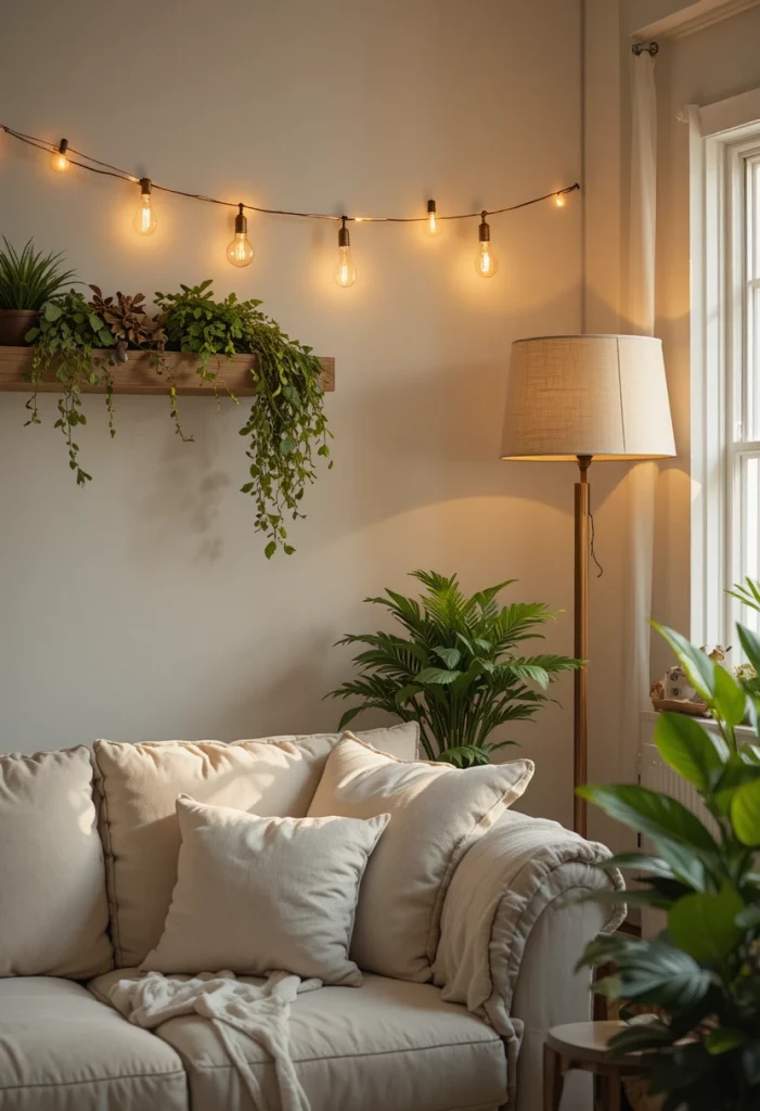 Update Your Lighting with Warm Bulbs or a New Lamp