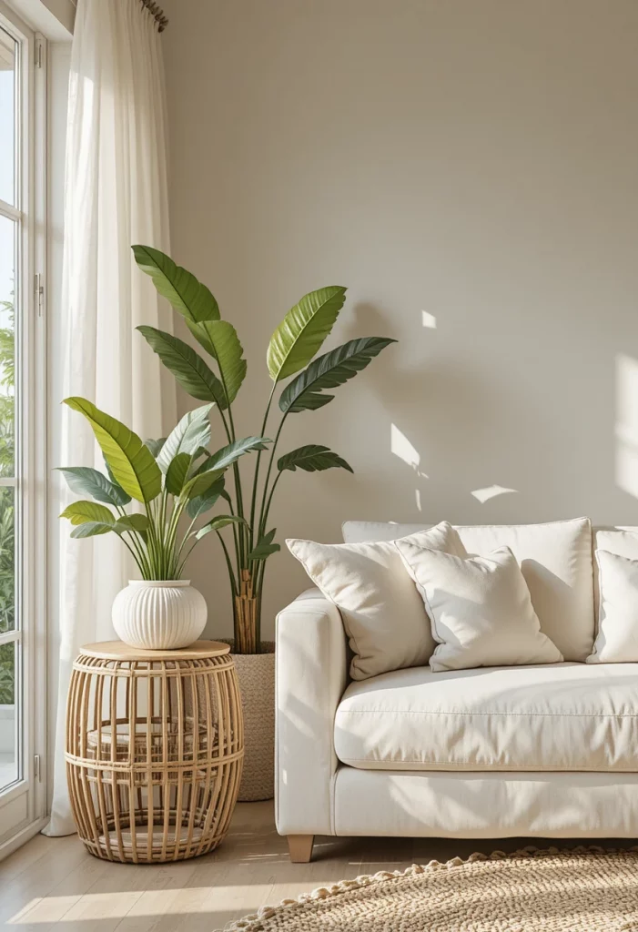 Woven or Rattan Accent Piece