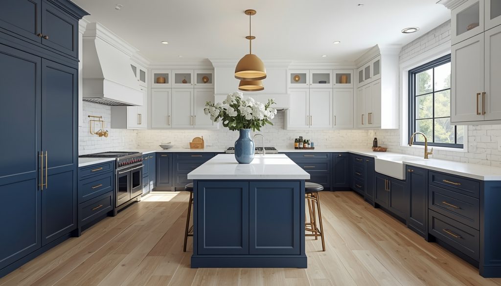 Blue and White Kitchen Ideas