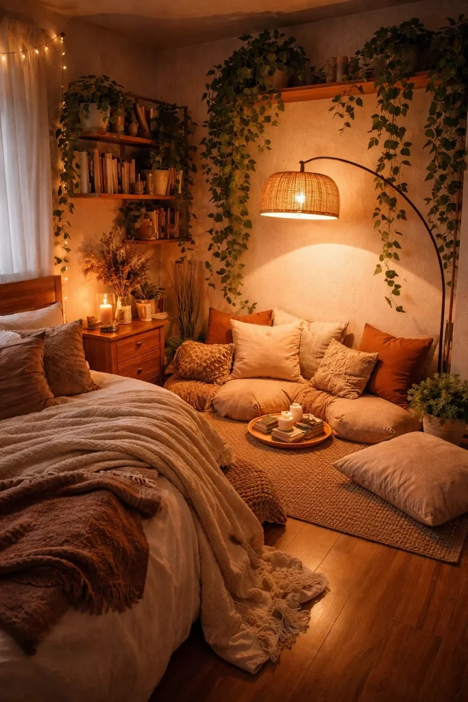 Build a Shared Reading Nook with Warm Lamplight