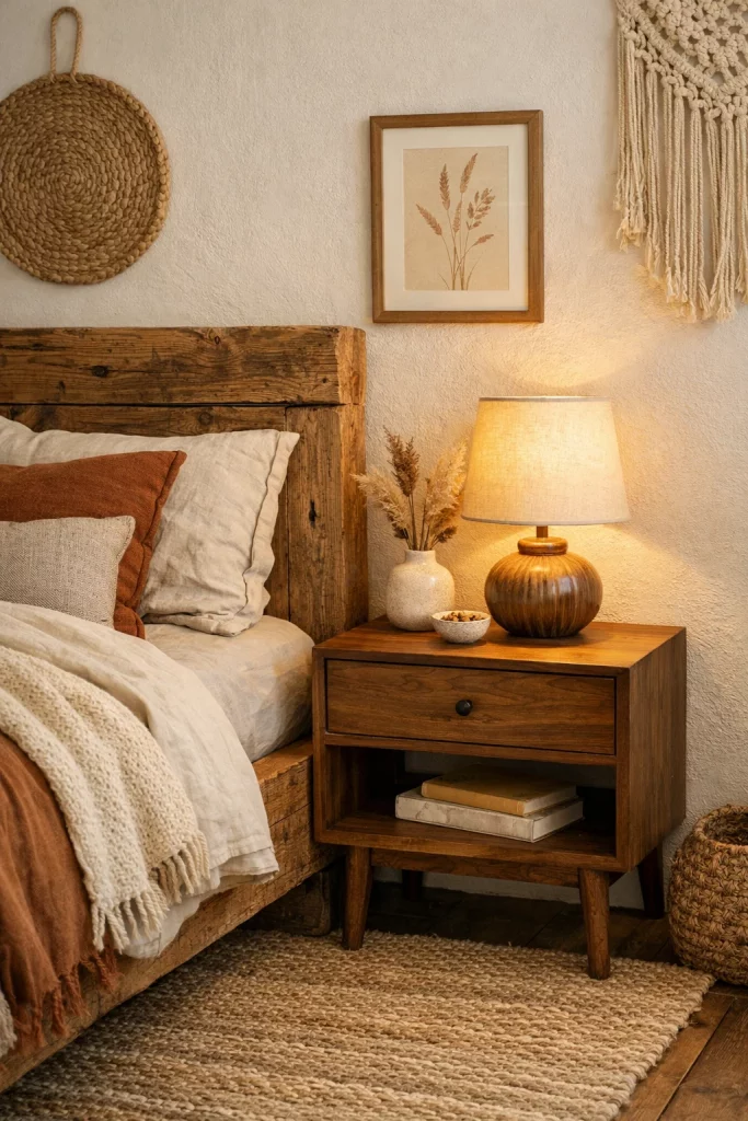 Incorporate Raw Wood Furniture and Accents